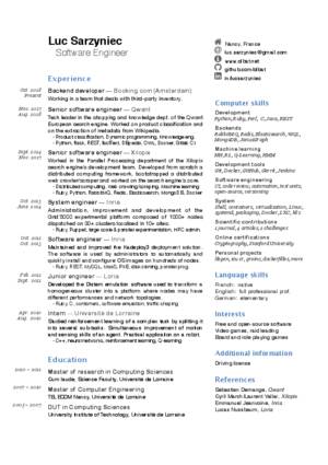 English CV